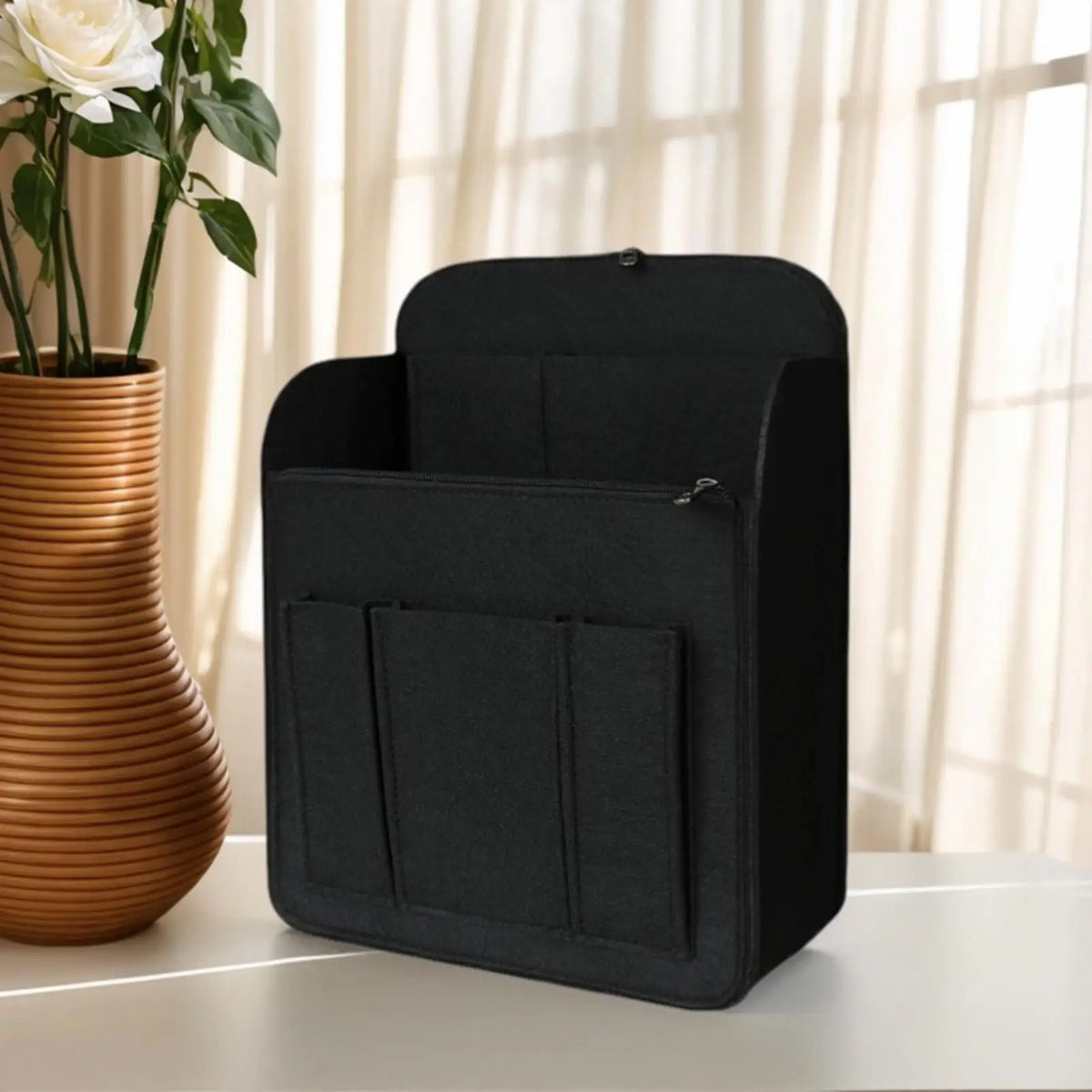 Felt Backpack Insert Organizer – Multi-Pocket Storage Bag Bag Organizer Insert Axl