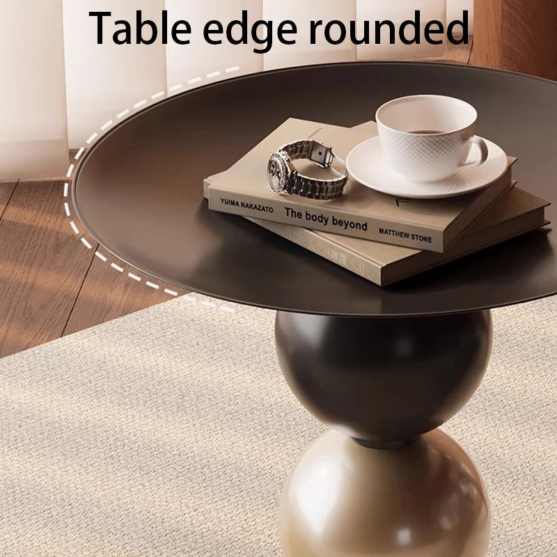 Nordic Minimalist Metal Coffee Table – Modern Side Table 40x40cm Metal Coffee Table Axl