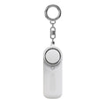130dB Personal Safety Alarm Keychain with Strobe Light Personal Safety Alarm Axl WHITE