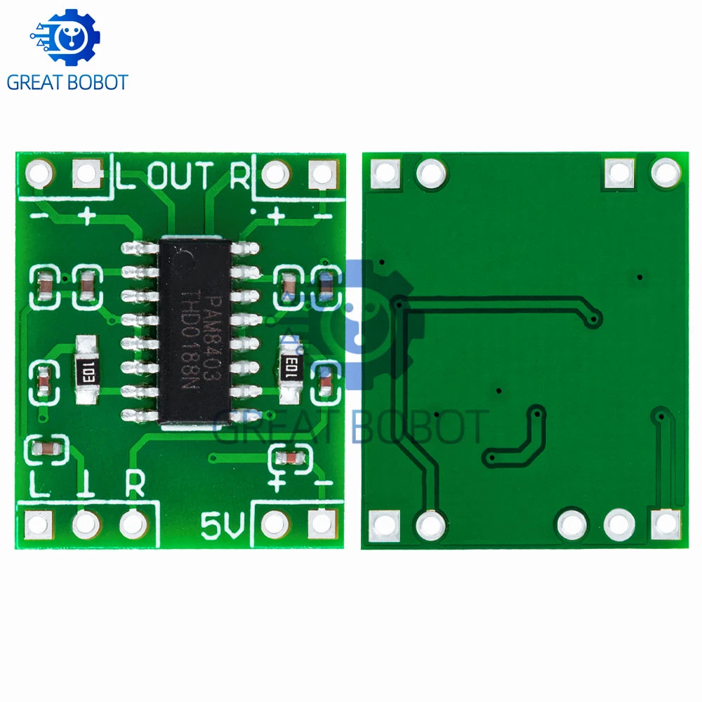 PAM8403 Mini Class D Amplifier Board 2×3W USB Powered 5V Digital Amplifier Board Axl