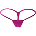Women's Seamless Low-Rise Thong Underwear | G-String Panties Thong Underwear Axl Rose Red L 1pc