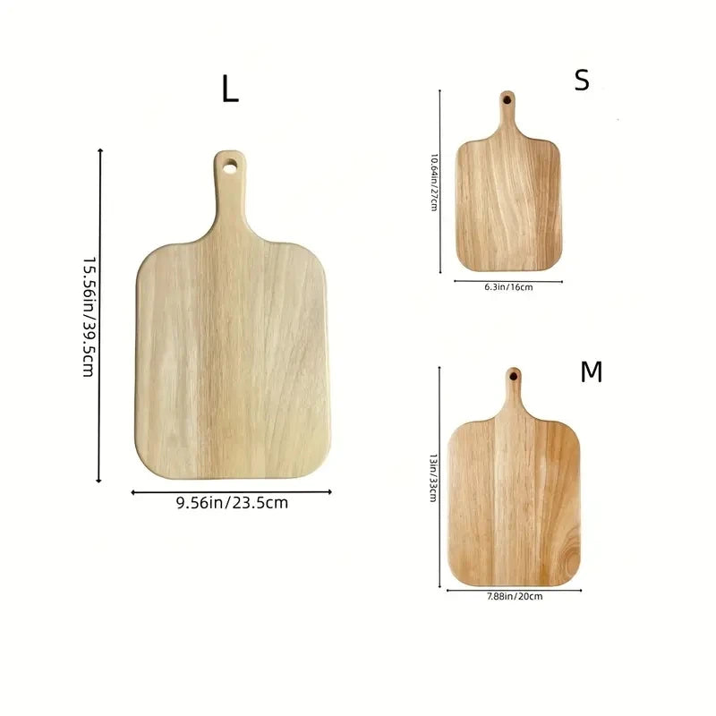 Wooden Cutting Board with Handle – Charcuterie & Cheese Board Wooden Cutting Board Axl