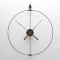 Large Silent Wall Clock – Nordic Minimalist Luxury Decor Wall Clock Axl Black 73CM