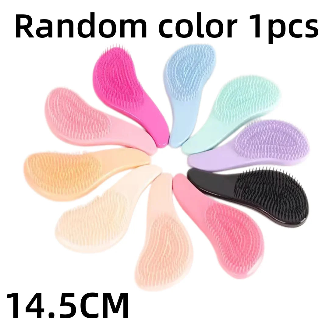 Anti-Static Massage Hair Brush – Dry & Wet Detangling Comb Massage Hair Brush Axl Random color 1pcs