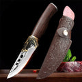 InLeung Forged Boning Knife – 10" Stainless Steel Chef Knife Boning Knife Axl knife with cover