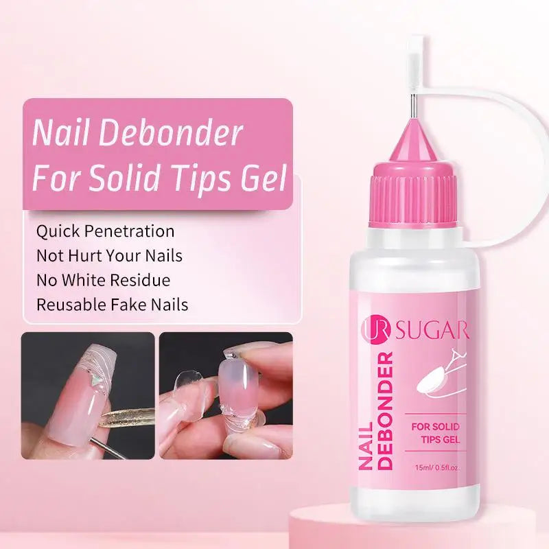 15ml Gel & Press-On Nail Tip Remover | Gentle Formula Nail Tip Remover Axl