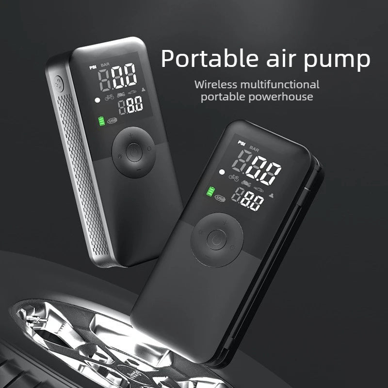 Cordless Digital Tyre Inflator – Portable Air Pump for Car & Bike Tyre Inflator Pump Axl