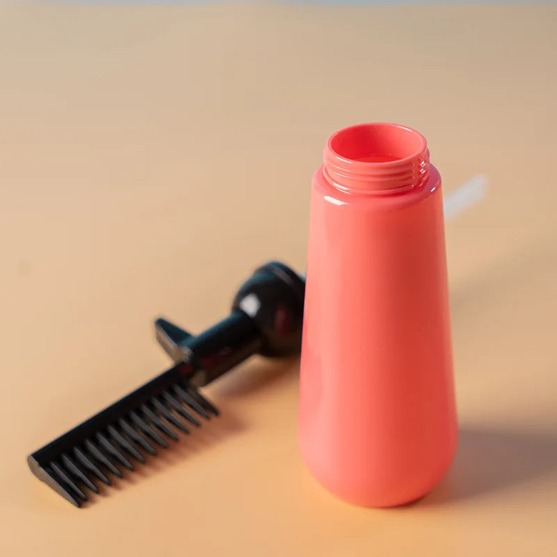 200ml Hair Dye Applicator Bottle with Comb Brush | Salon Tool Hair Dye Applicator Axl