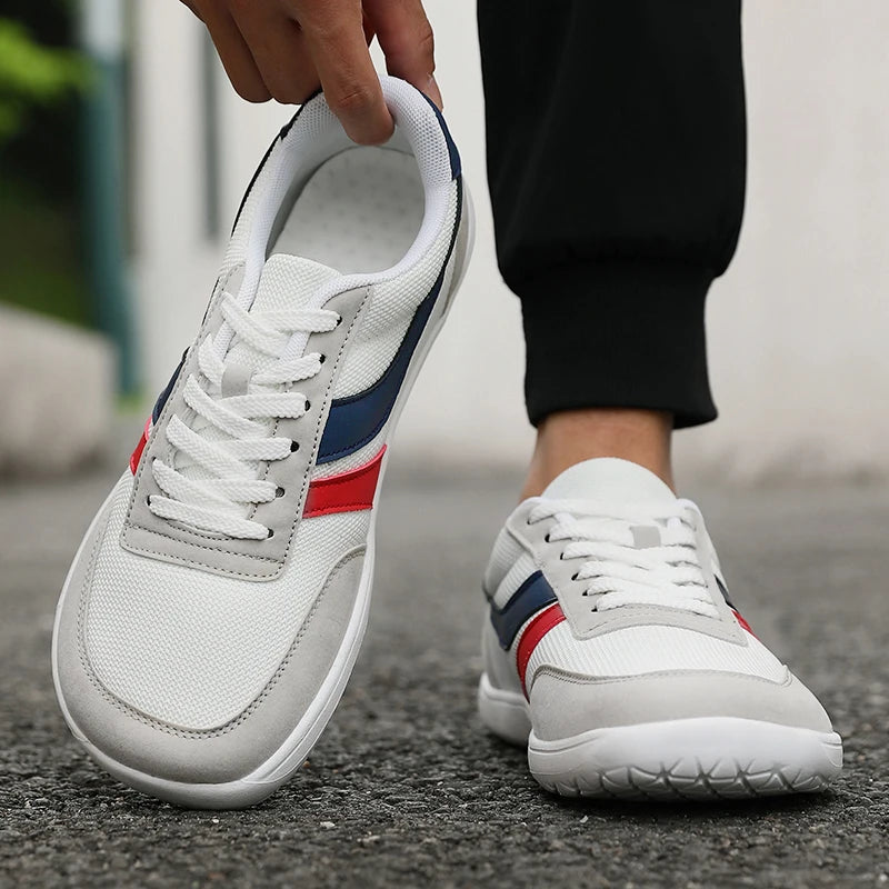 ZULIWAGN Wide Toe Barefoot Sneakers – Breathable Walking Shoes Walking Sneakers Axl