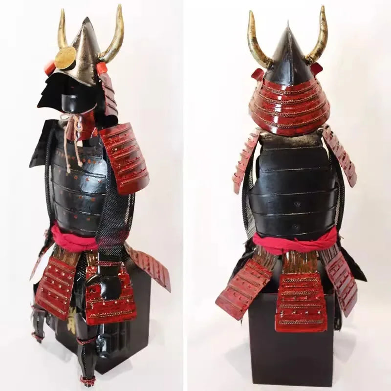 Samurai Figurine – Retro Iron Miniature Sculpture Home Decor Decorative Figurine Axl