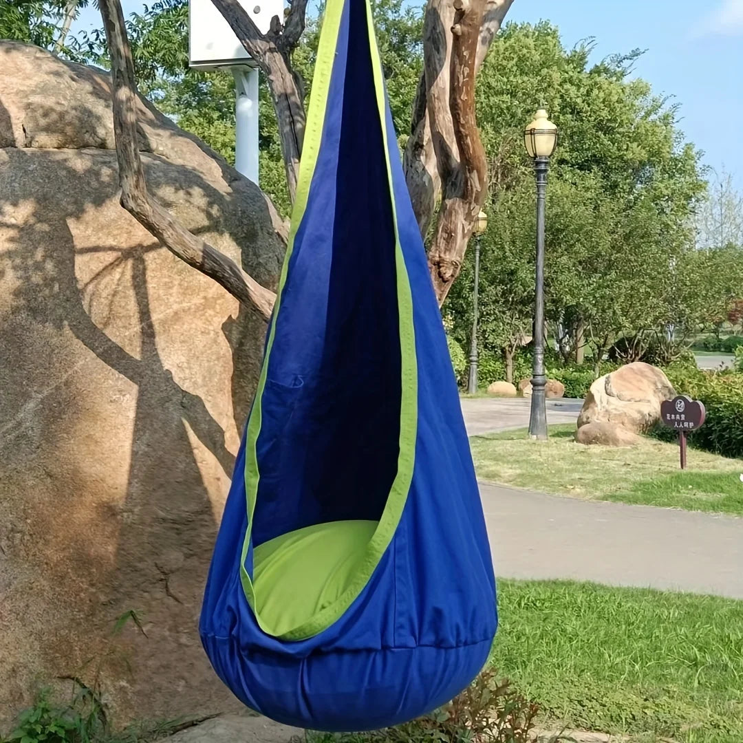 Hanging Hammock Chair – Indoor/Outdoor Swing with Pillow & Pocket Hanging Hammock Chair Axl