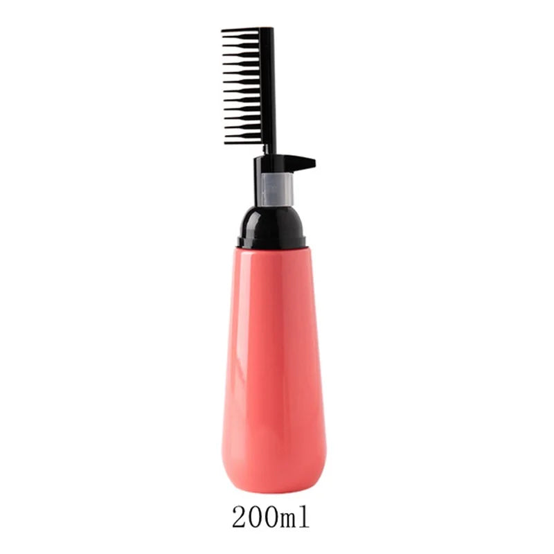 200ml Hair Dye Applicator Bottle with Comb Brush | Salon Tool Hair Dye Applicator Axl 200ml