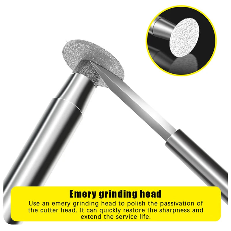 6-Piece Wood Carving Drill Bits Set | Rotary Engraving Tool Kit Wood Carving Drill Bits Axl