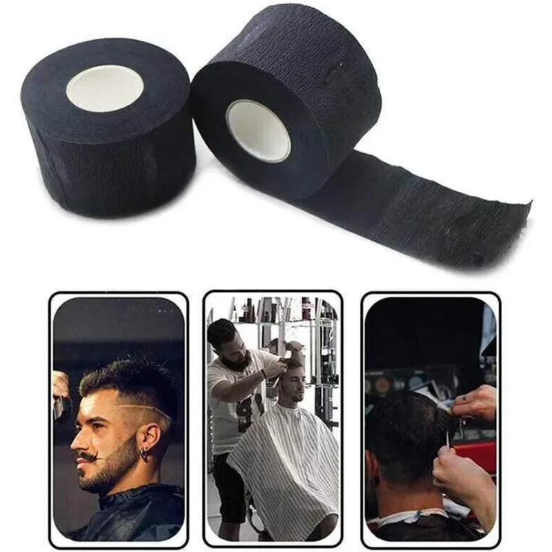 Barber Neck Strips – Salon Stretchy Neck Paper Tissue Roll Barber Neck Strips Axl