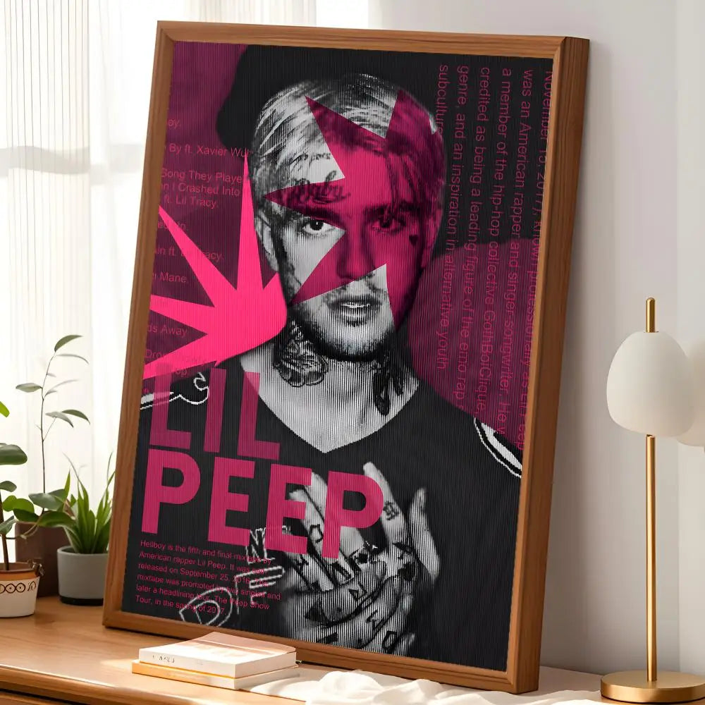 Lil Peep Sophisti-Pop Self-Stick HD Wall Art Poster | Waterproof Wall Art Poster Axl