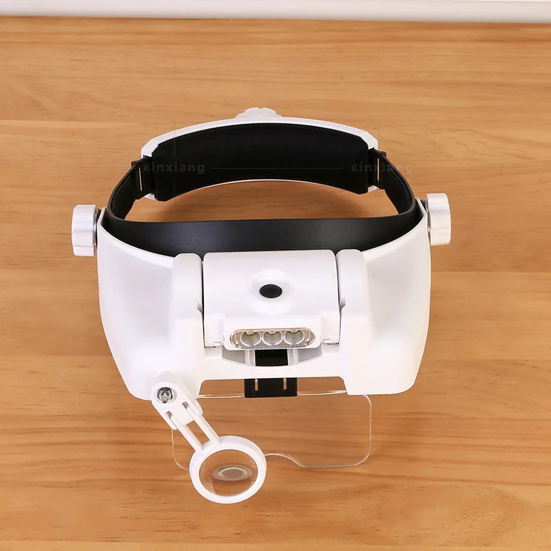 Head-Mounted Magnifier – Jewellery Loupe & Watchmaker Tool Head-Mounted Magnifier Axl WHITE