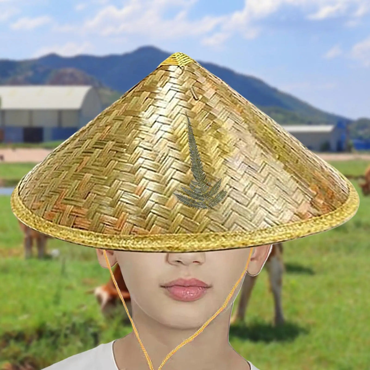 Handmade Chinese Straw Hat – Foldable Sun Hat for Beach & Hiking Straw Sun Hat Axl
