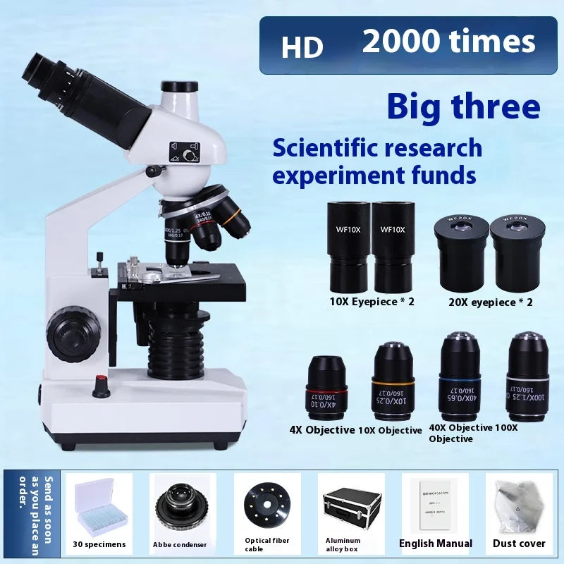 Binocular Stereo Microscope with LED Light – Lab & Electronics Stereo Microscope Axl 7