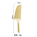 Stainless Steel Cake Server Shovel – Pie, Pizza & Cheese Knife Cake Server Knife Axl Gold