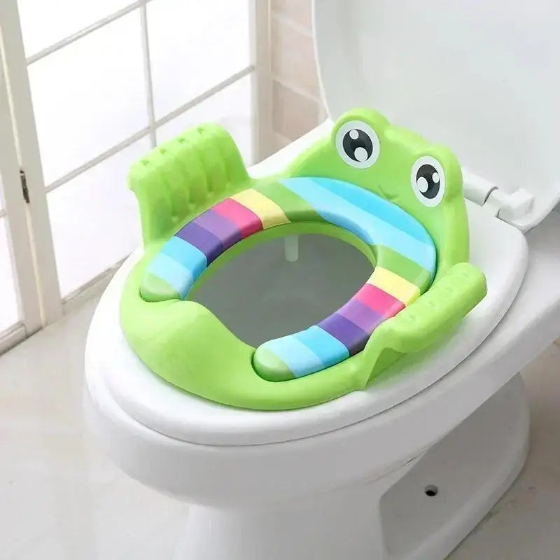 Baby Potty Training Toilet Seat with Armrest – Boys & Girls Potty Training Seat Axl