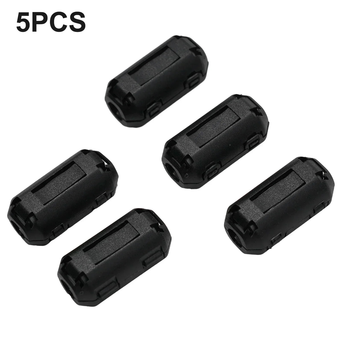 5-Pack Clip-On Ferrite Bead RFI Noise Filter – USB & Cable Clamp Ferrite Noise Filter Axl