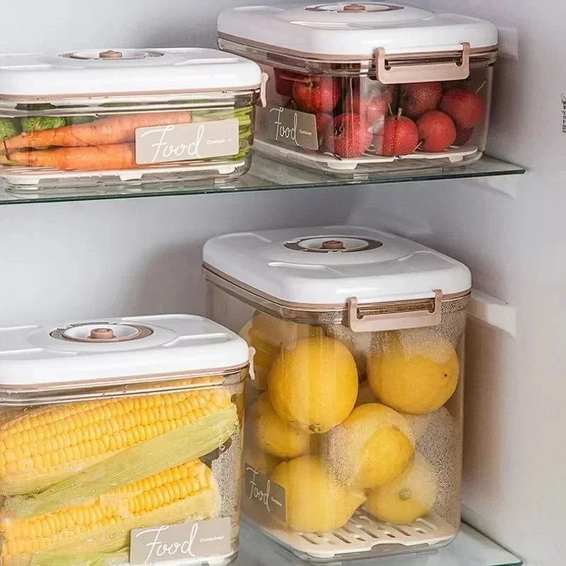 KEMORELA Vacuum Food Storage Container with Pump – Large Vacuum Storage Container Axl