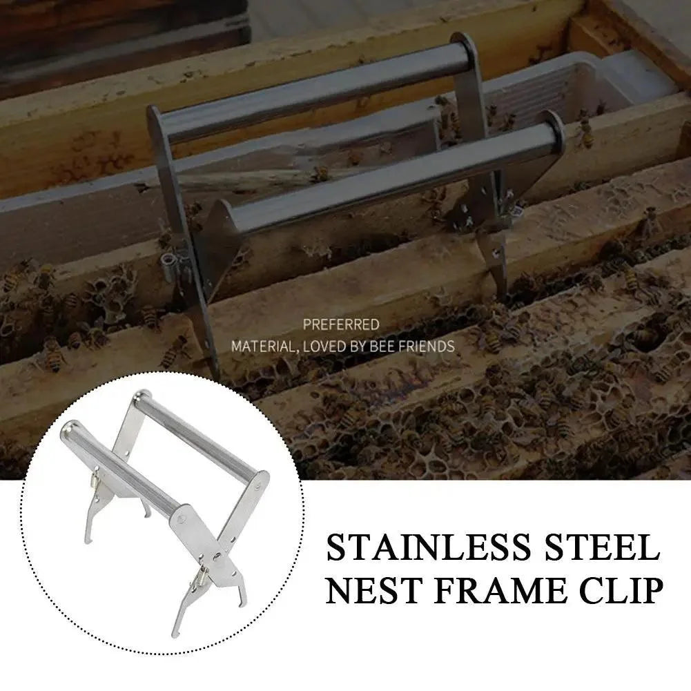 Stainless Steel Bee Hive Frame Grip | Beekeeping Clamp Tool Beekeeping Frame Grip Axl