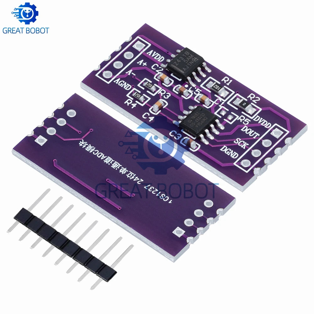 CS1237 24-Bit ADC Module with TL431 Reference for Arduino ADC Sensor Module Axl