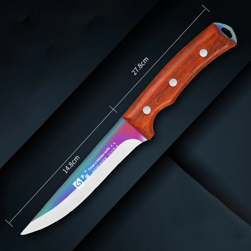 M42 Stainless Steel Boning Knife – Sharp 14.8cm Chef Knife Boning Knife Axl Titanium coated B
