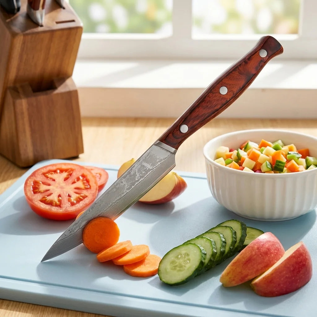 67-Layer Damascus VG10 Paring & Fruit Knife | Kitchen Knife Damascus Kitchen Knife Axl