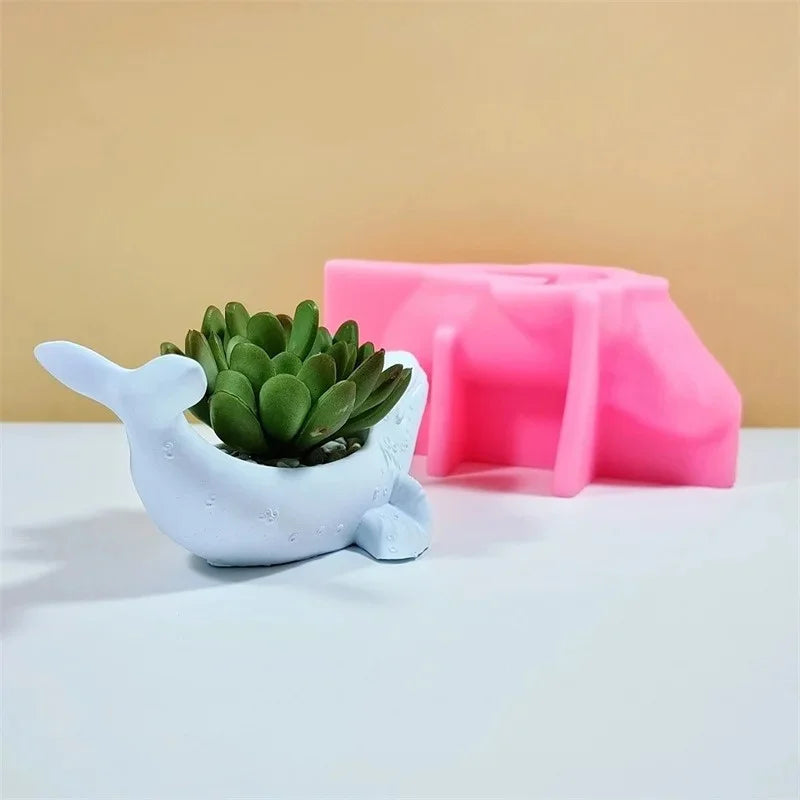 Big Whale Silicone Mold – Resin, Concrete & Candle DIY Silicone Craft Mold Axl