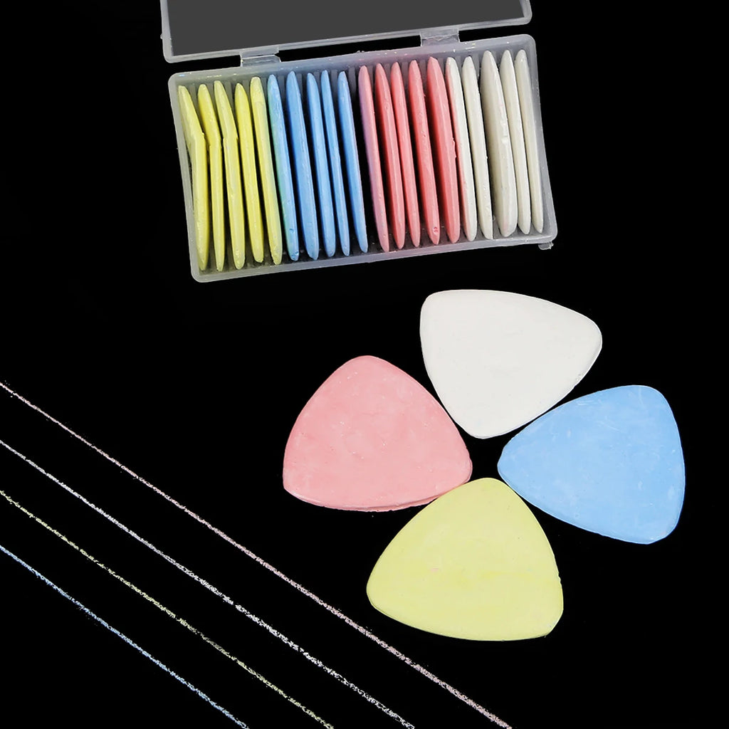 Tailor's Chalk Set 10–30 Pcs | Colored Fabric Marking Powder Tailor's Chalk Set Axl