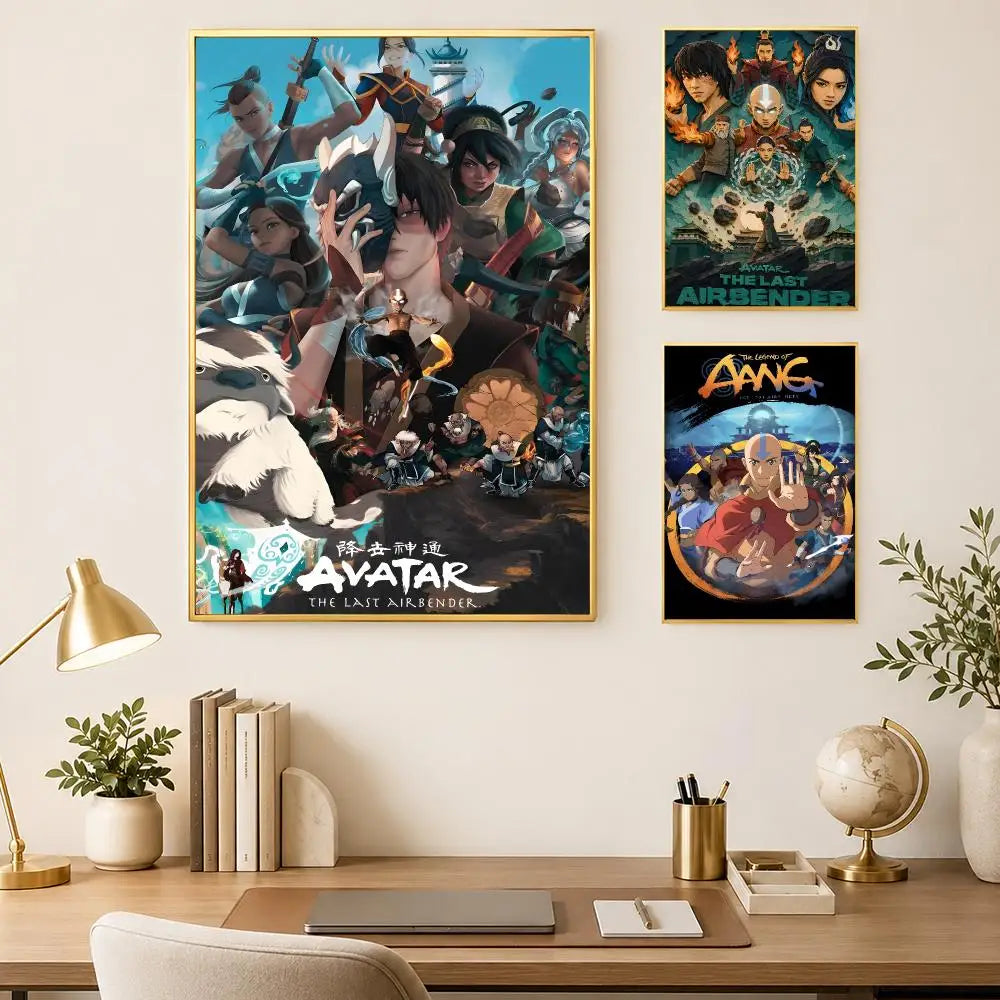Avatar The Last Airbender Self-Stick HD Wall Art Poster Wall Art Poster Axl