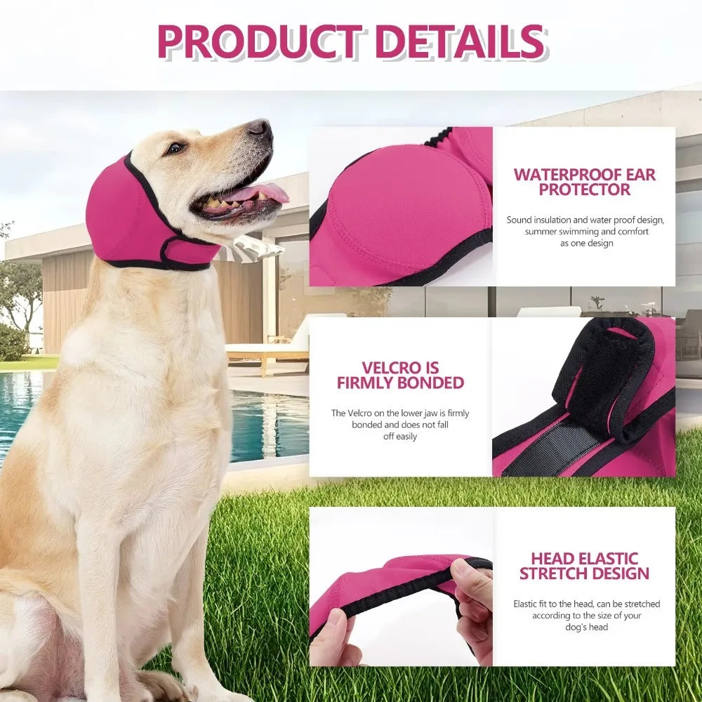 Dog Calming Earmuff – Noise Reduction Ear Cover S/M/L Dog Calming Earmuff Axl