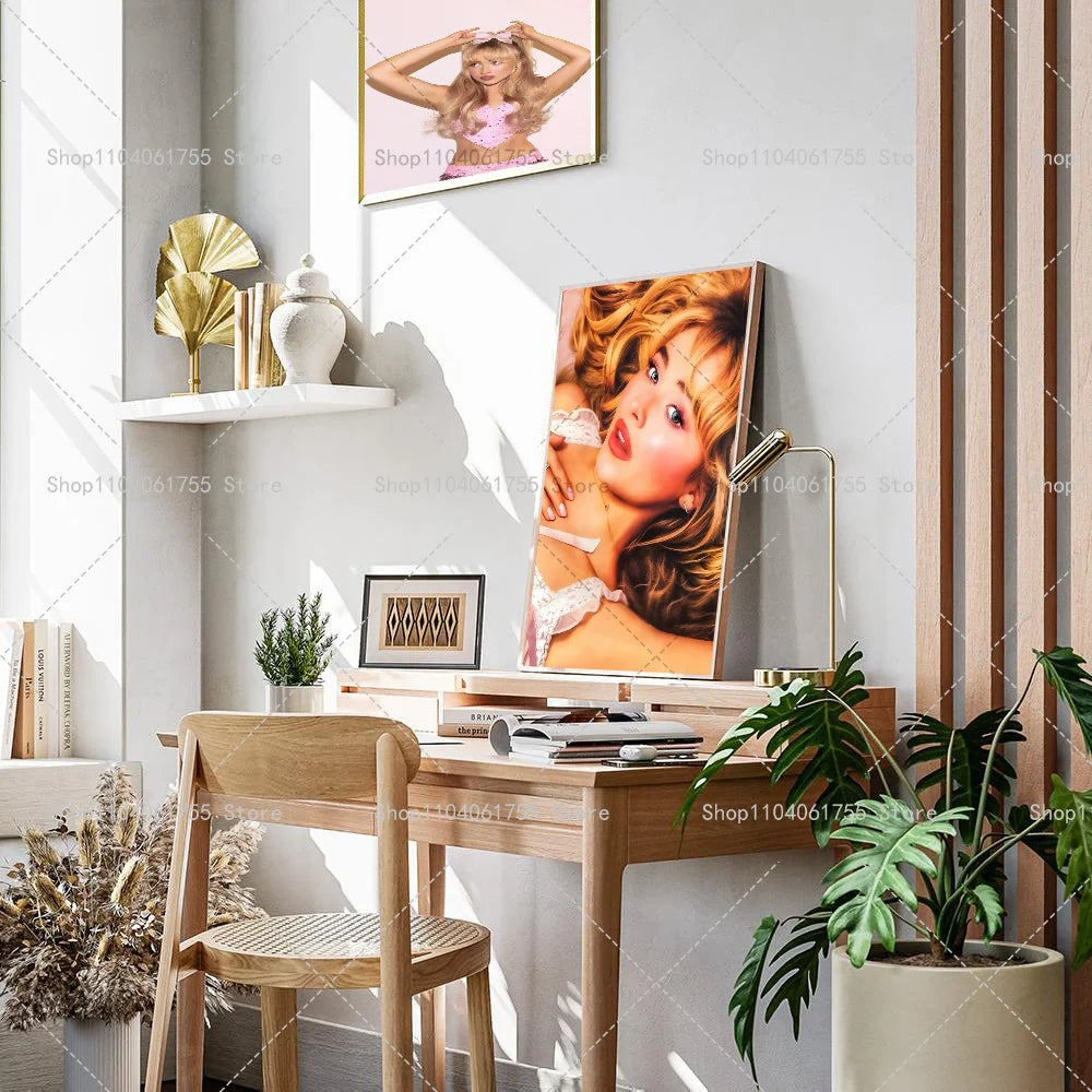 Sabrina Carpenter Poster – Self-Adhesive Waterproof Wall Sticker Wall Art Poster Axl