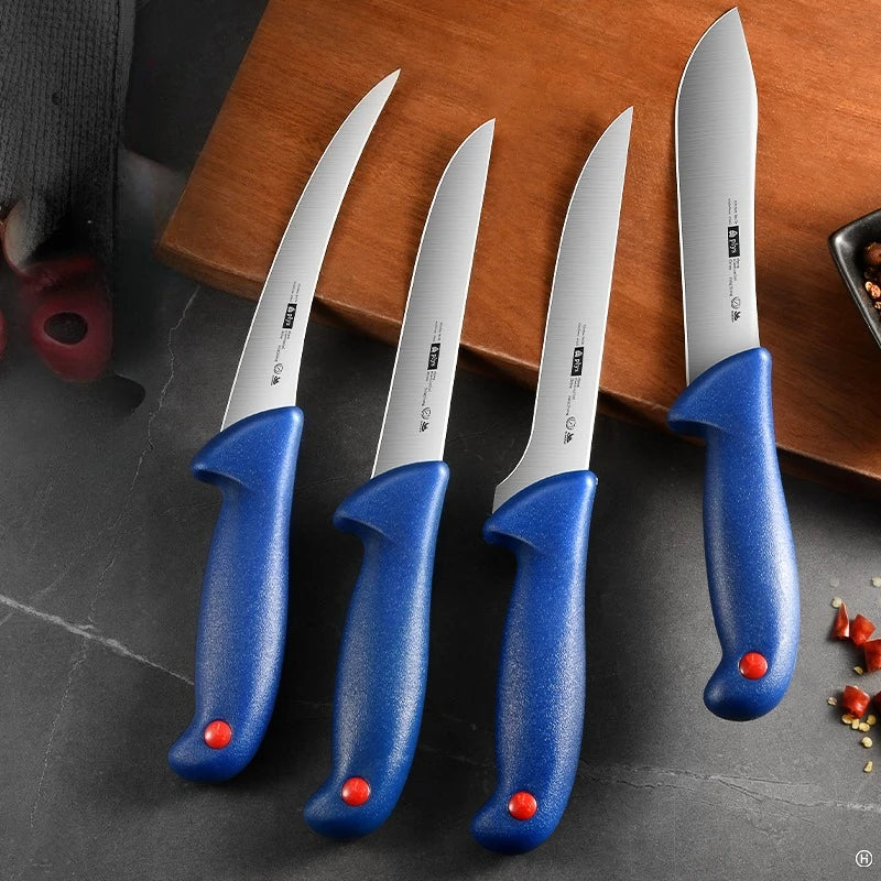 Ultra-Sharp Curved Boning Knife – Stainless Steel Butcher Blade Boning Knife Axl