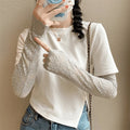 Breathable Lace Sun Protection Arm Sleeves for Women Sun Protection Sleeves Axl Gray-1PCS