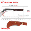 InLeung Hand Forged Kitchen Knife – Stainless Steel Wood Handle Chef Kitchen Knife Axl Knife with Cover