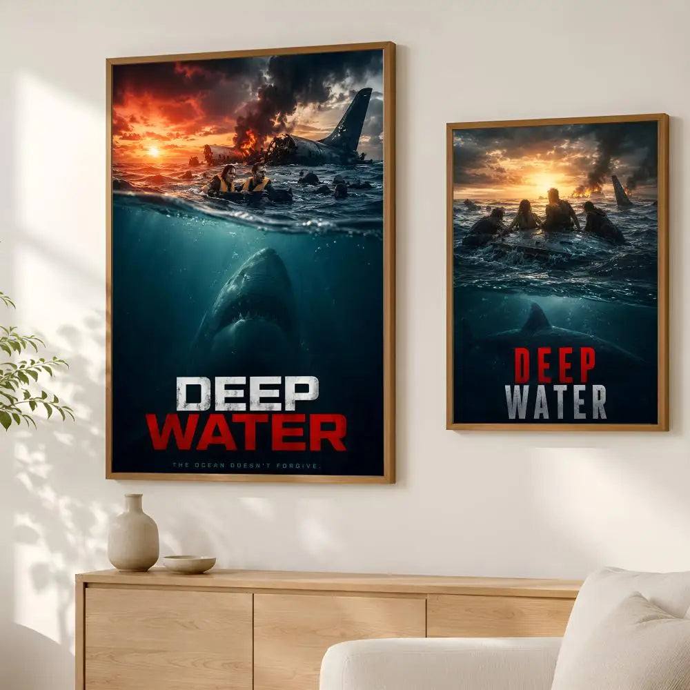 Deep Water Movie HD PVC Self-Stick Wall Poster | Waterproof Art Wall Art Poster Axl