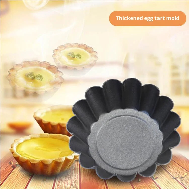 Non-Stick Stainless Steel Tart & Quiche Mold Set – 12+ Pcs Tart & Quiche Mold Axl