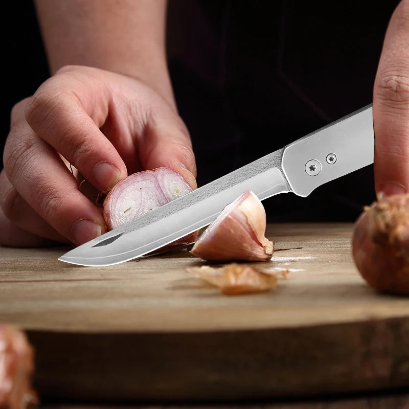 InLeung Folding Paring Knife – Stainless Steel Kitchen Utility Folding Kitchen Knife Axl