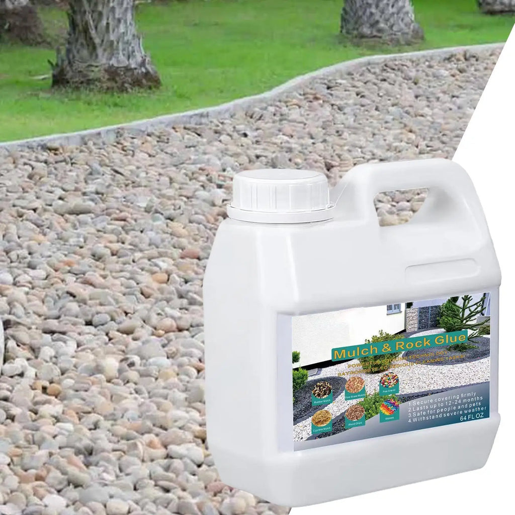 Clear Stone Glue – Quick-Dry Waterproof Landscape Gravel Adhesive Landscape Gravel Adhesive Axl
