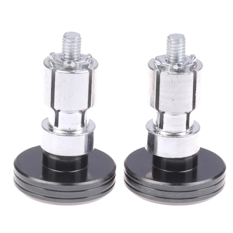 Aluminum Motorcycle Handlebar End Caps – Anti-Slip Grip Plugs Handlebar End Caps Axl Gray