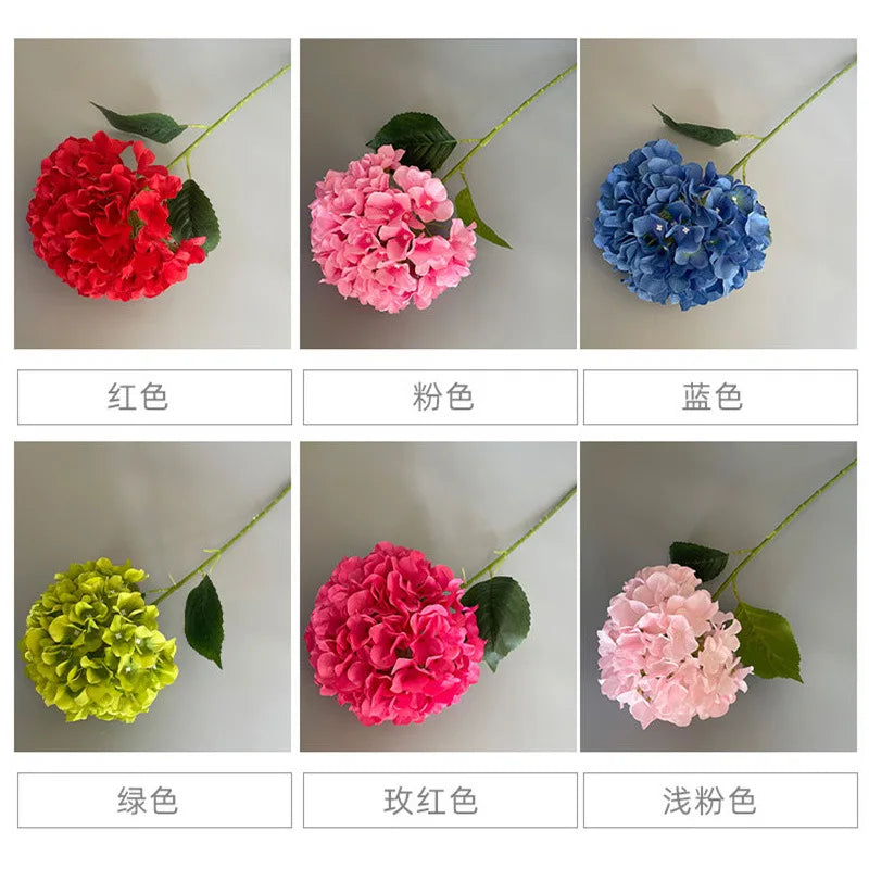 Artificial Hydrangea Flower Branch – 80cm Stem & 20cm Head Artificial Flower Branch Axl