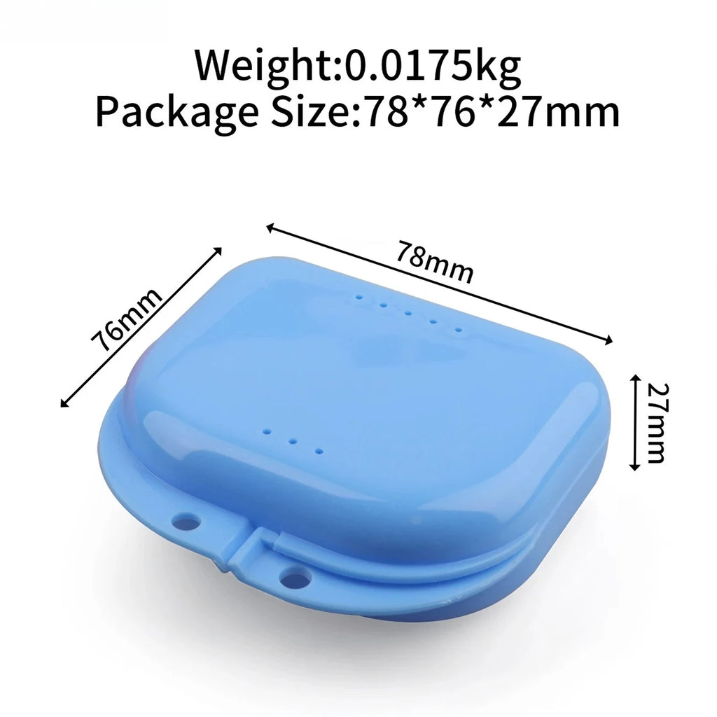 2-Pack Portable Dental Retainer & Denture Case – Multi-Color Dental Retainer Case Axl