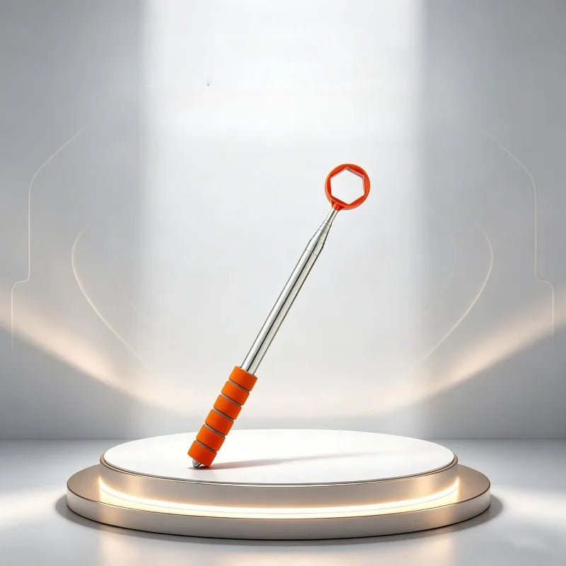Telescopic Golf Ball Retriever – Extendable Stainless Grabber Golf Ball Retriever Axl Orange-1pcs