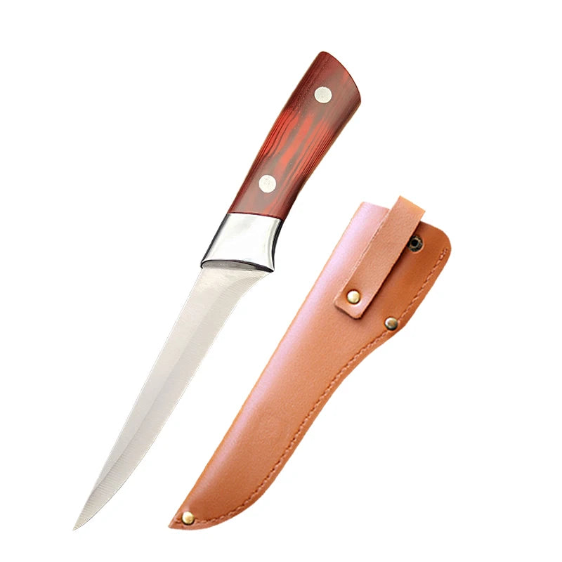 Stainless Steel Boning Knife with Sheath | Sharp Chef Knife Boning Knife Axl Option 2