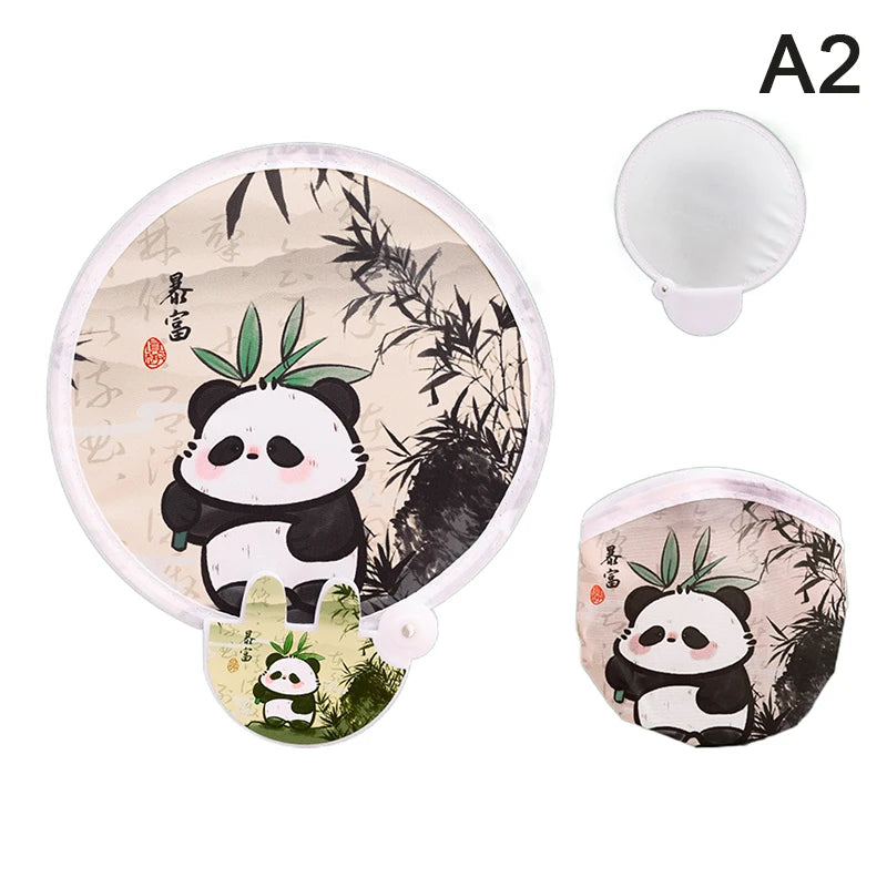 Cartoon Folding Hand Fan for Kids – Portable 20cm Summer Fan Kids Folding Fan Axl A2
