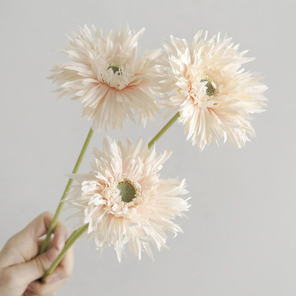 3-Pack PU Daisy Gerbera Artificial Flowers – Home & Wedding Decor Artificial Flowers Axl Pink 3PCS