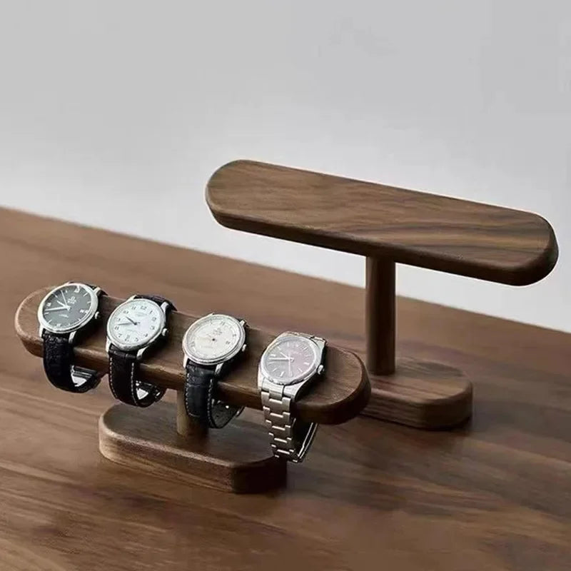 Walnut Wood Jewelry Display Stand – Watch & Anklet Rack Jewelry Display Stand Axl